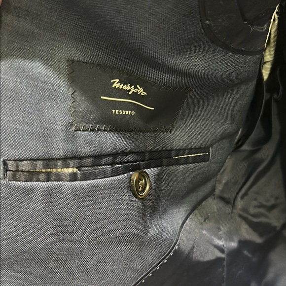 Banana Republic Blue Men's Blazer - Picture 3 of 5